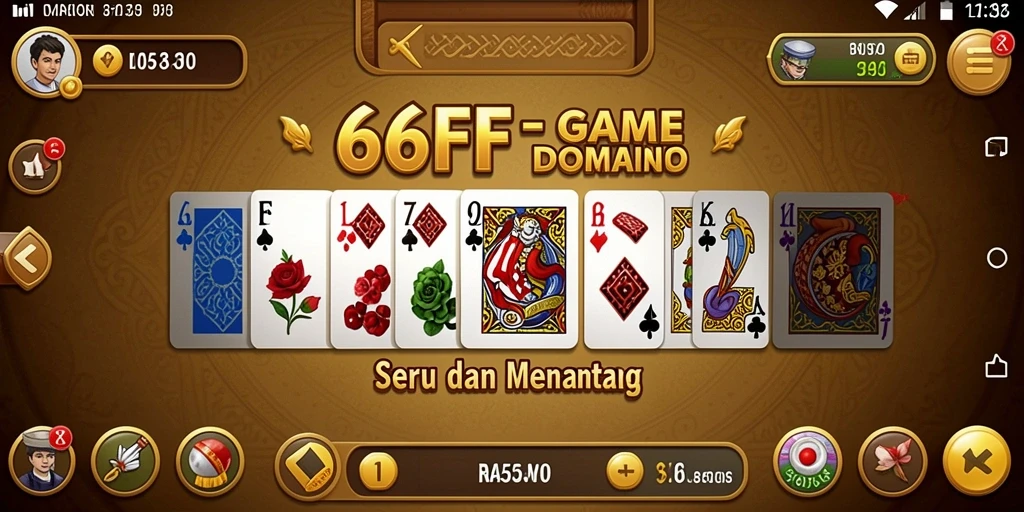 Screenshot gameplay Domino yang menampilkan keseruan permainan.
