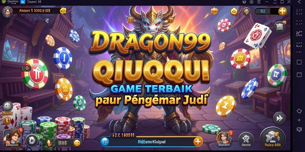 Tampilan gameplay seru QiuQiu di DRAGON99.
