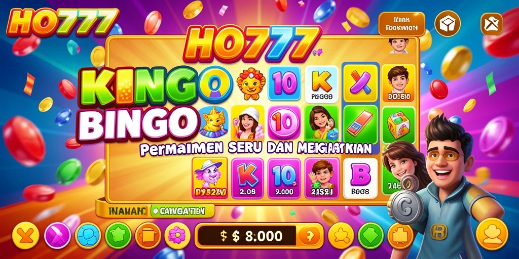 Tampilan gameplay seru dalam permainan Bingo HO777.
