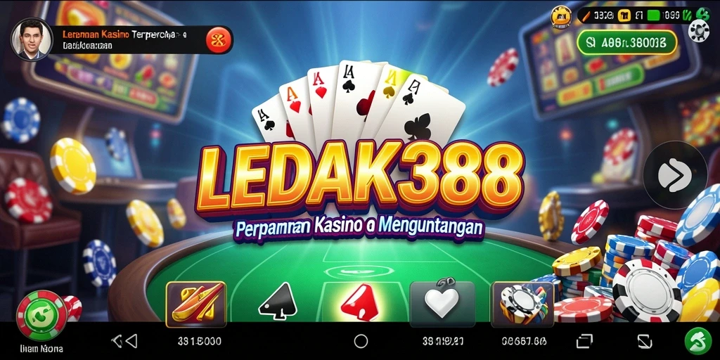 Tampilan menawan dari gameplay Kasino di LEDAK388.