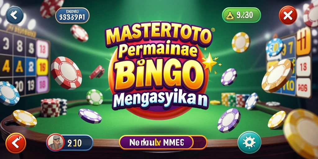 Tampilan utama gameplay Bingo MASTERTOTO yang seru dan interaktif.