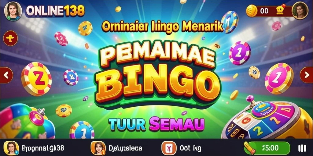 Tampilan gameplay Bingo yang menarik dan interaktif.