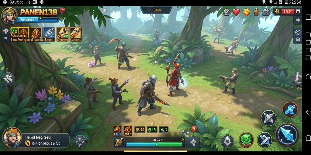 Tampilan gameplay <strong>PANEN138</strong> yang menampilkan petualangan seru dan mendebarkan.