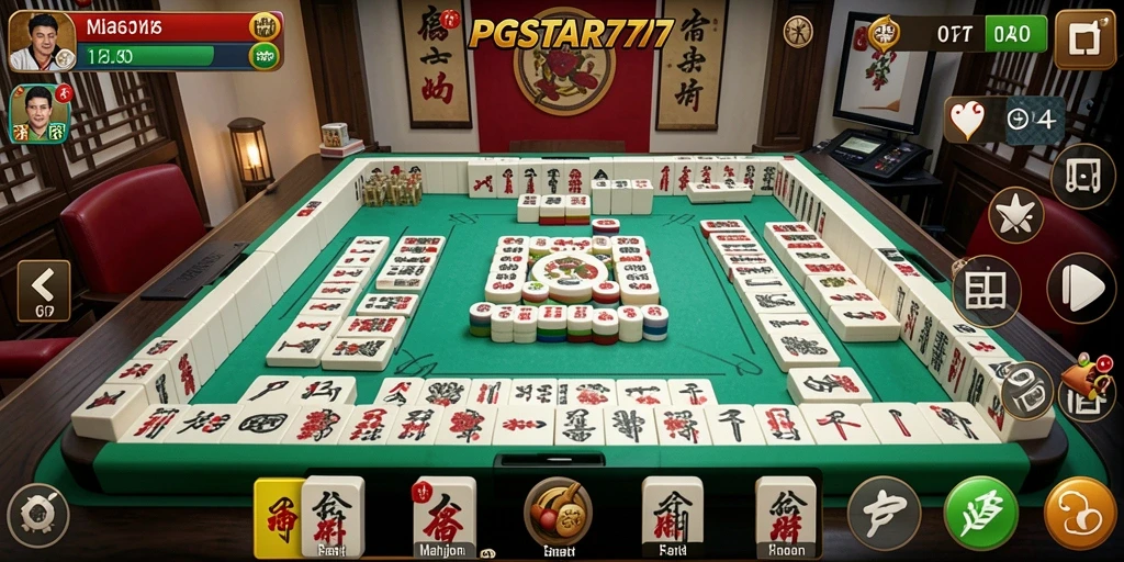 Tampilan gameplay menarik dari PGSTAR777 dalam permainan Mahjong.