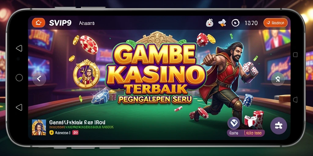 Tampilan gameplay Kasino yang seru dan mendebarkan di SVIP9.