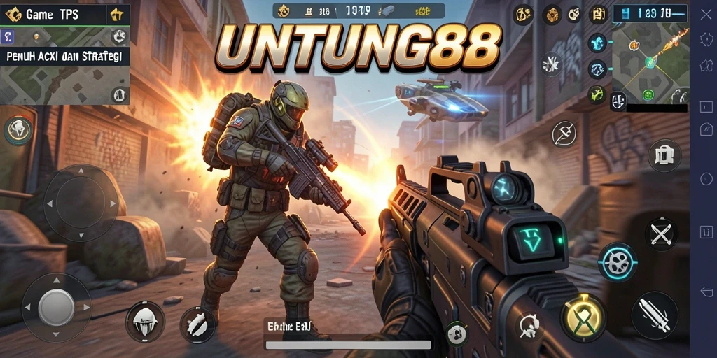 Gameplay seru UNTUNG88 dengan aksi tembak-menembak yang mendebarkan.