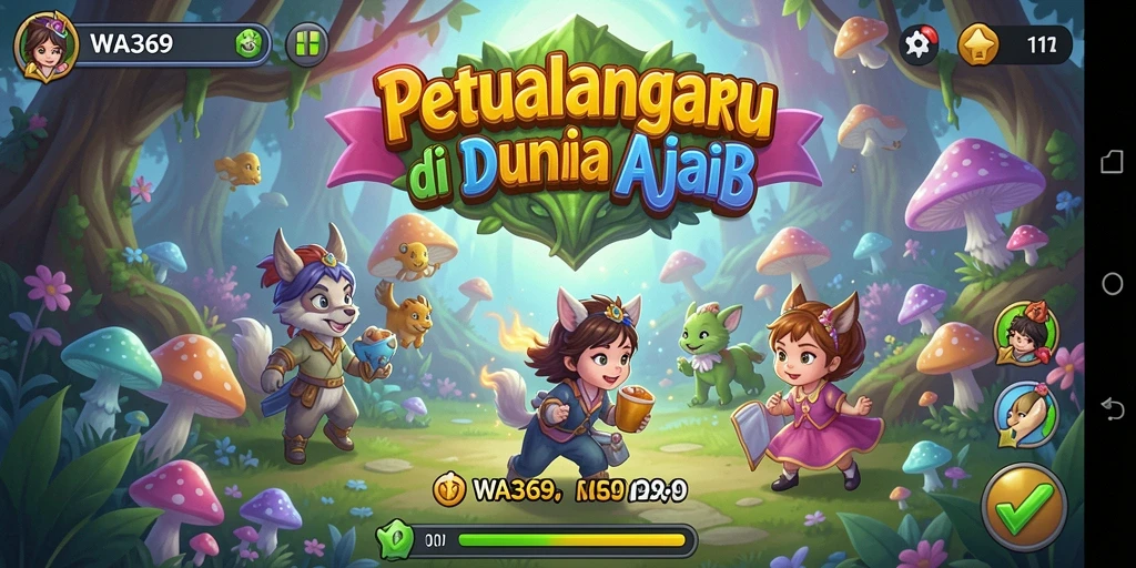 Gameplay WA369 yang seru di dunia petualangan.